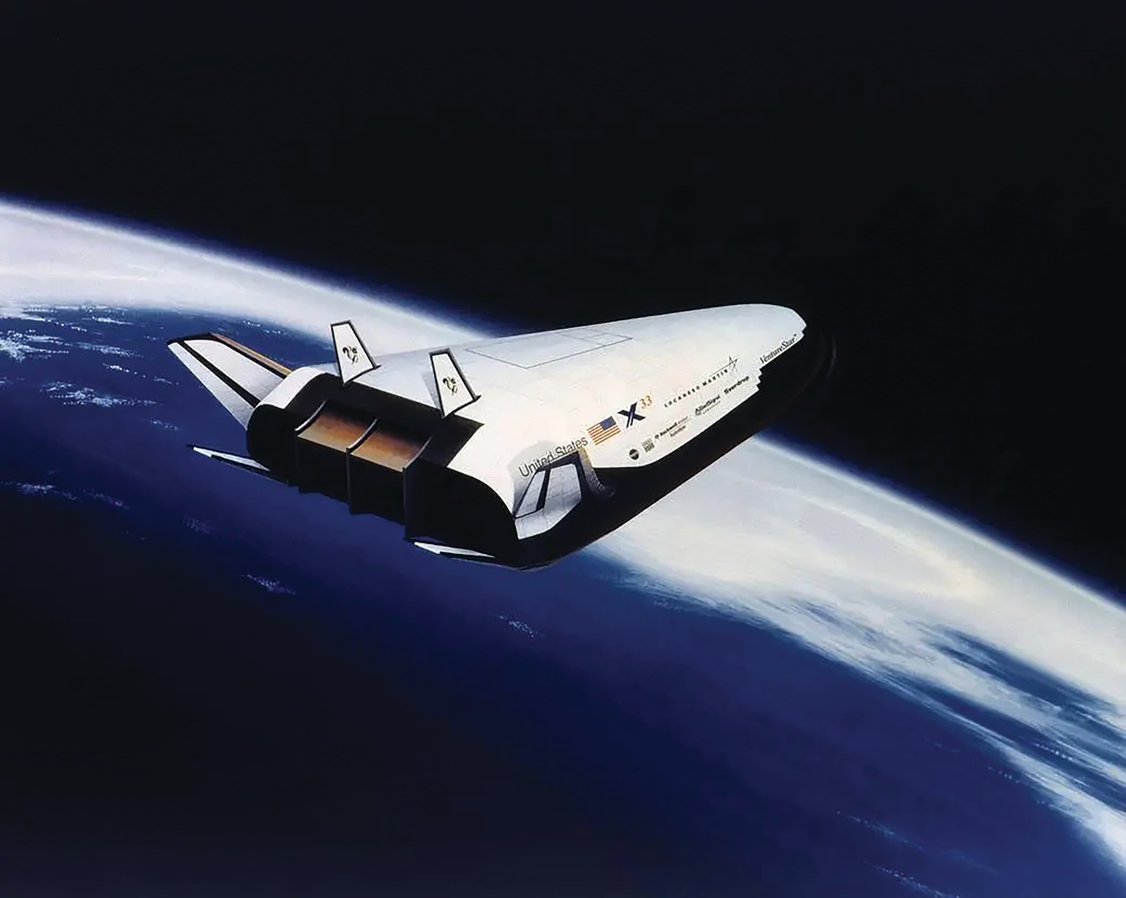 NASA X-33 / VentureStar in orbit